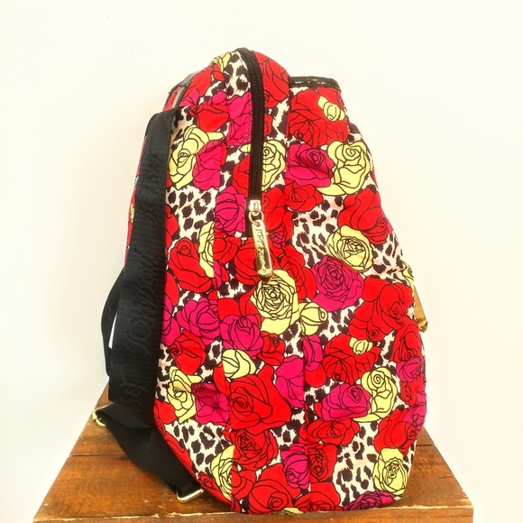 Betsey Johnson Bags Betsey Johnson Floral Fabric Backpack Poshmark